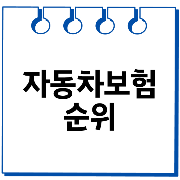 자동차보험순위